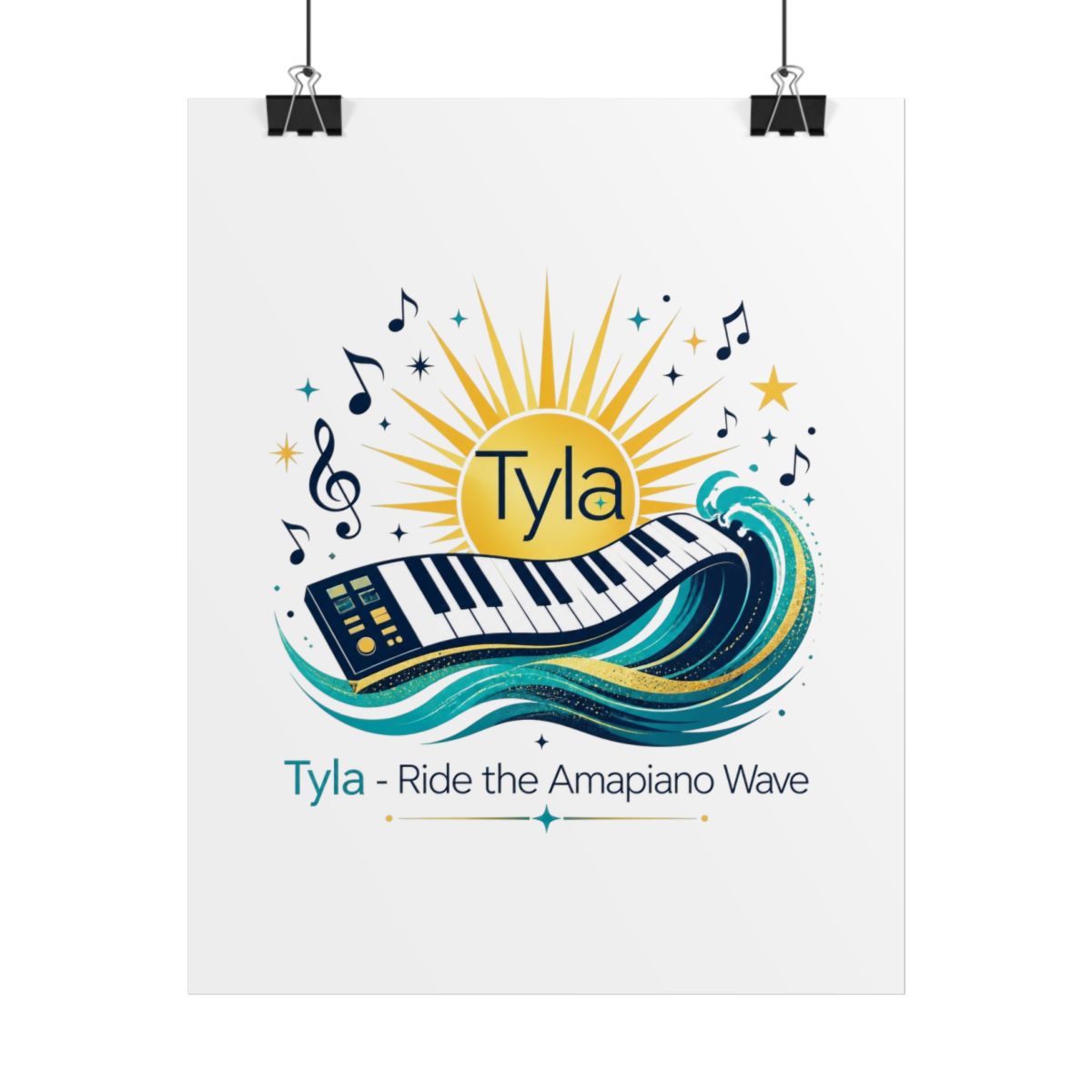 Tyla "Tyla - Ride the Amapiano Wave" Poster