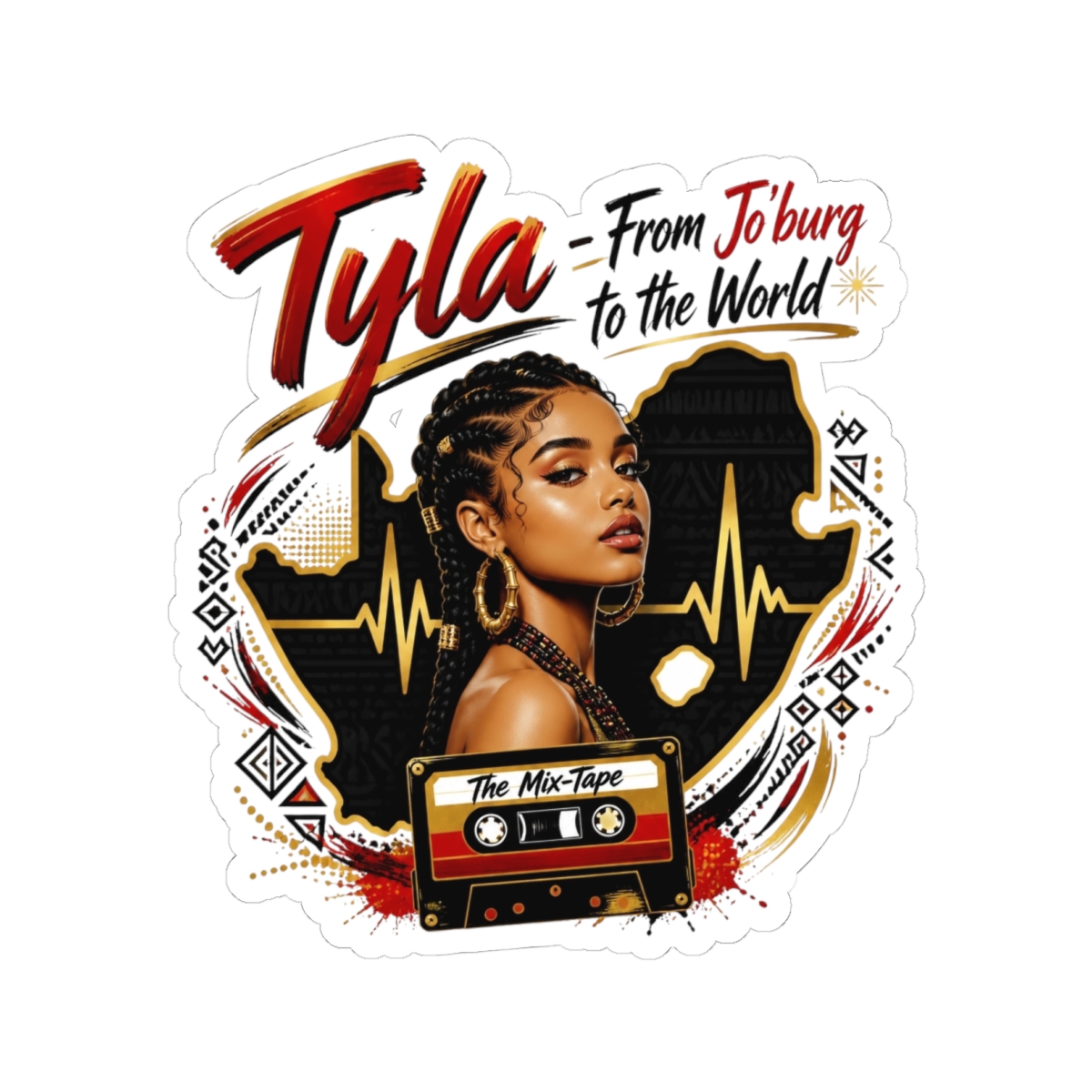 Tyla "Tyla - From Jo" Sticker - alternate angle 3, merchandise