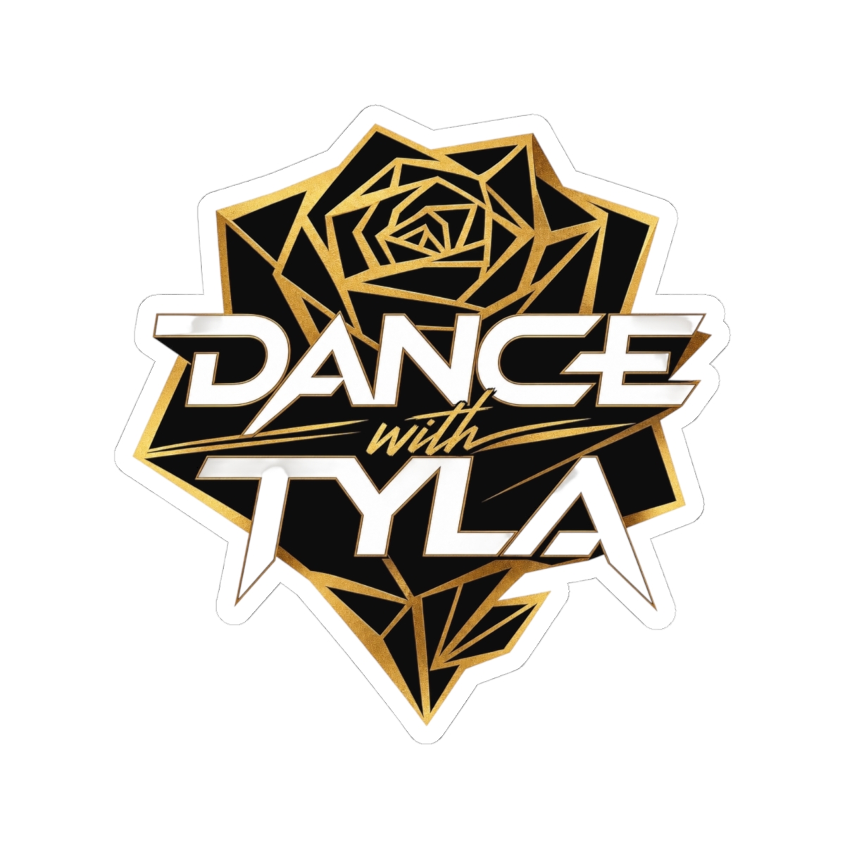 Tyla "DANCE with TYLA" Sticker - alternate angle 3, merchandise