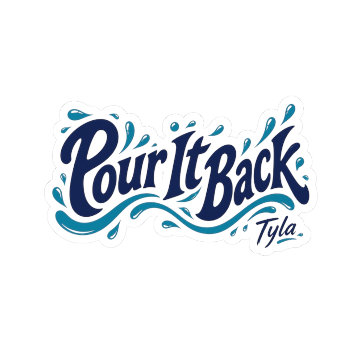 Tyla "Pour It Back" Sticker - Official Stickers merchandise