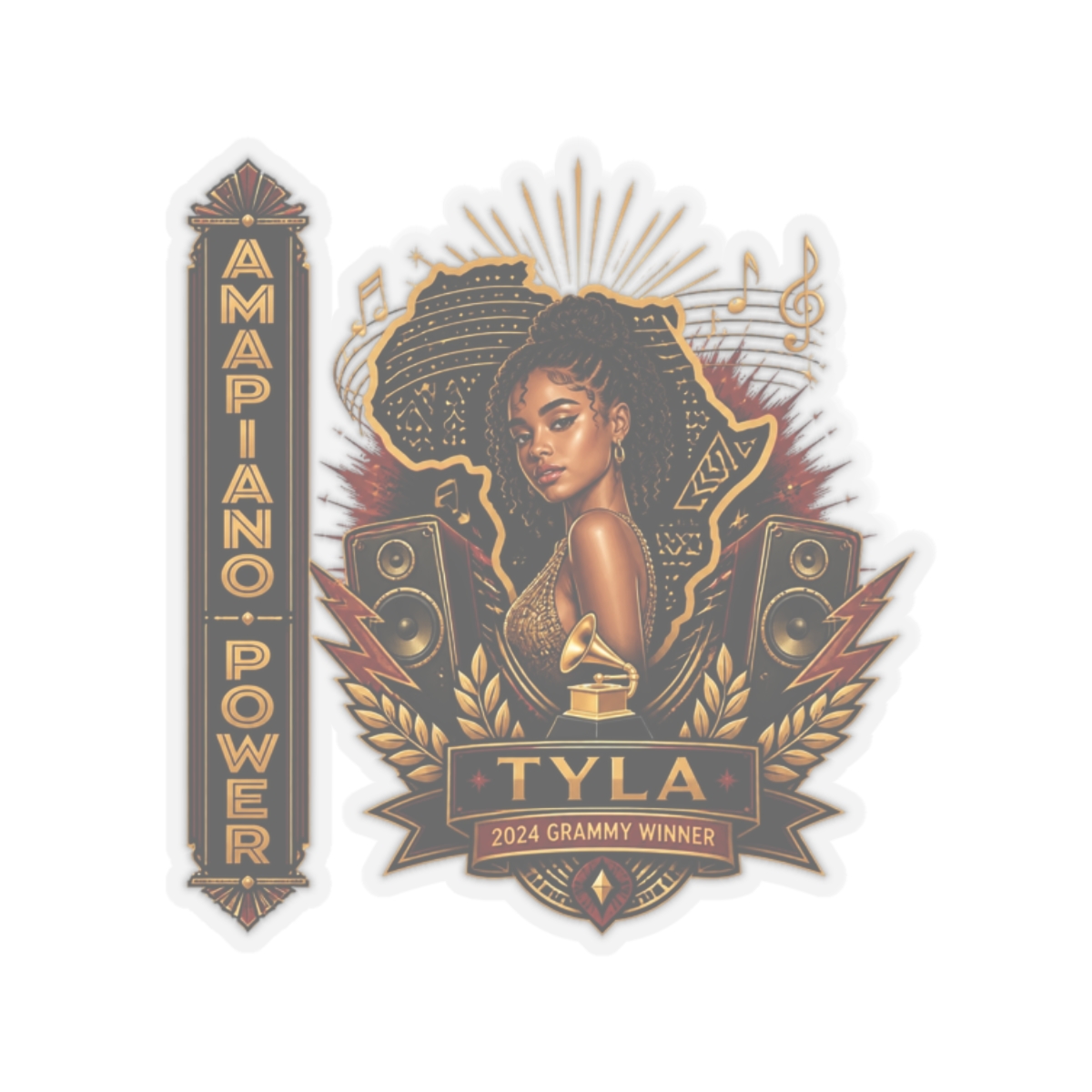 Tyla "Amapiano Power" Sticker