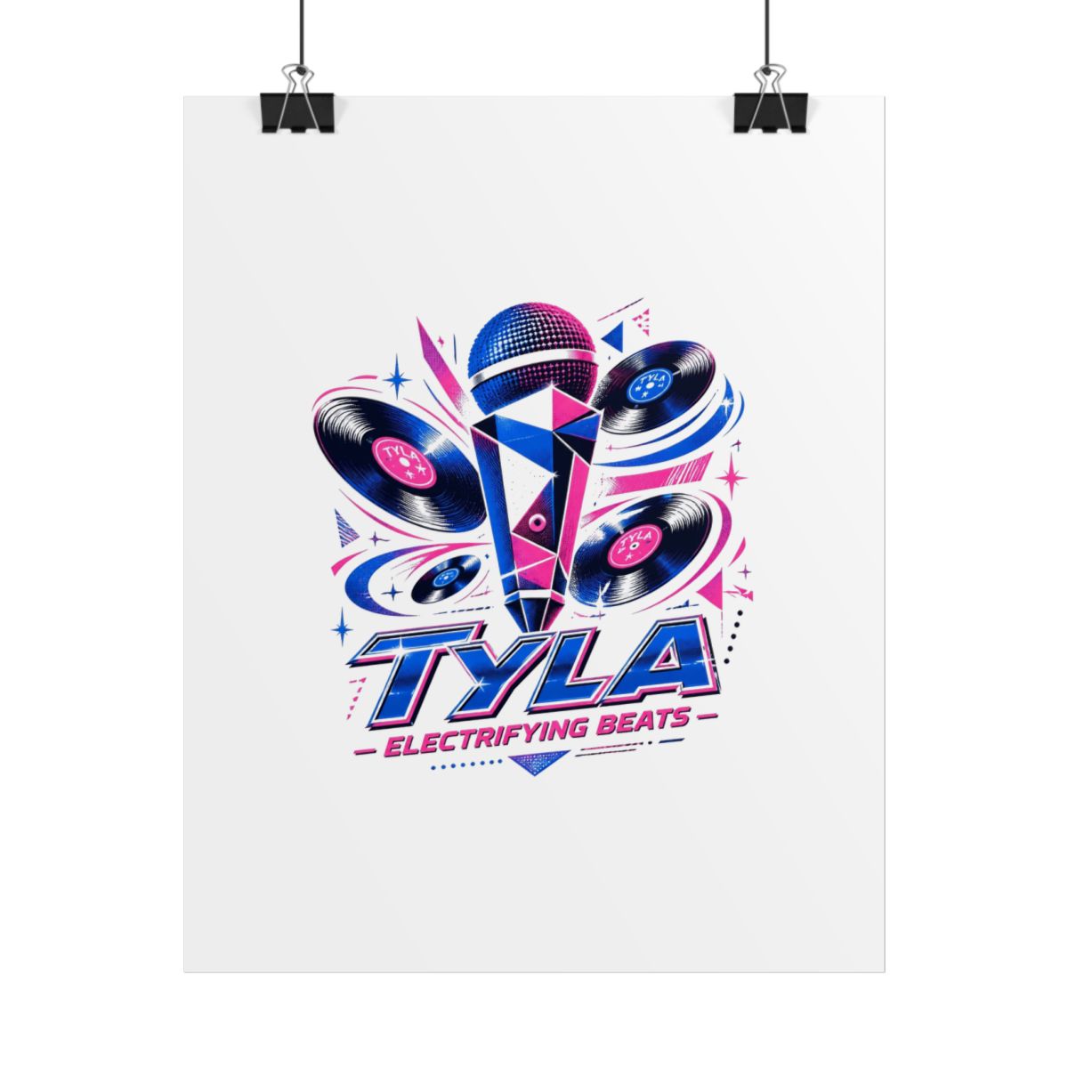 Tyla "Tyla - Electrifying Beats" Poster