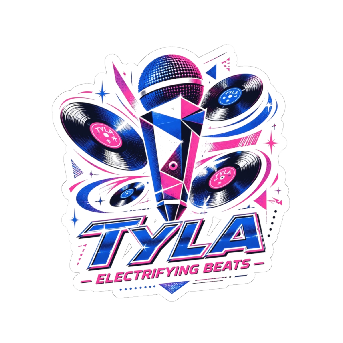 Tyla "Tyla - Electrifying Beats" Sticker