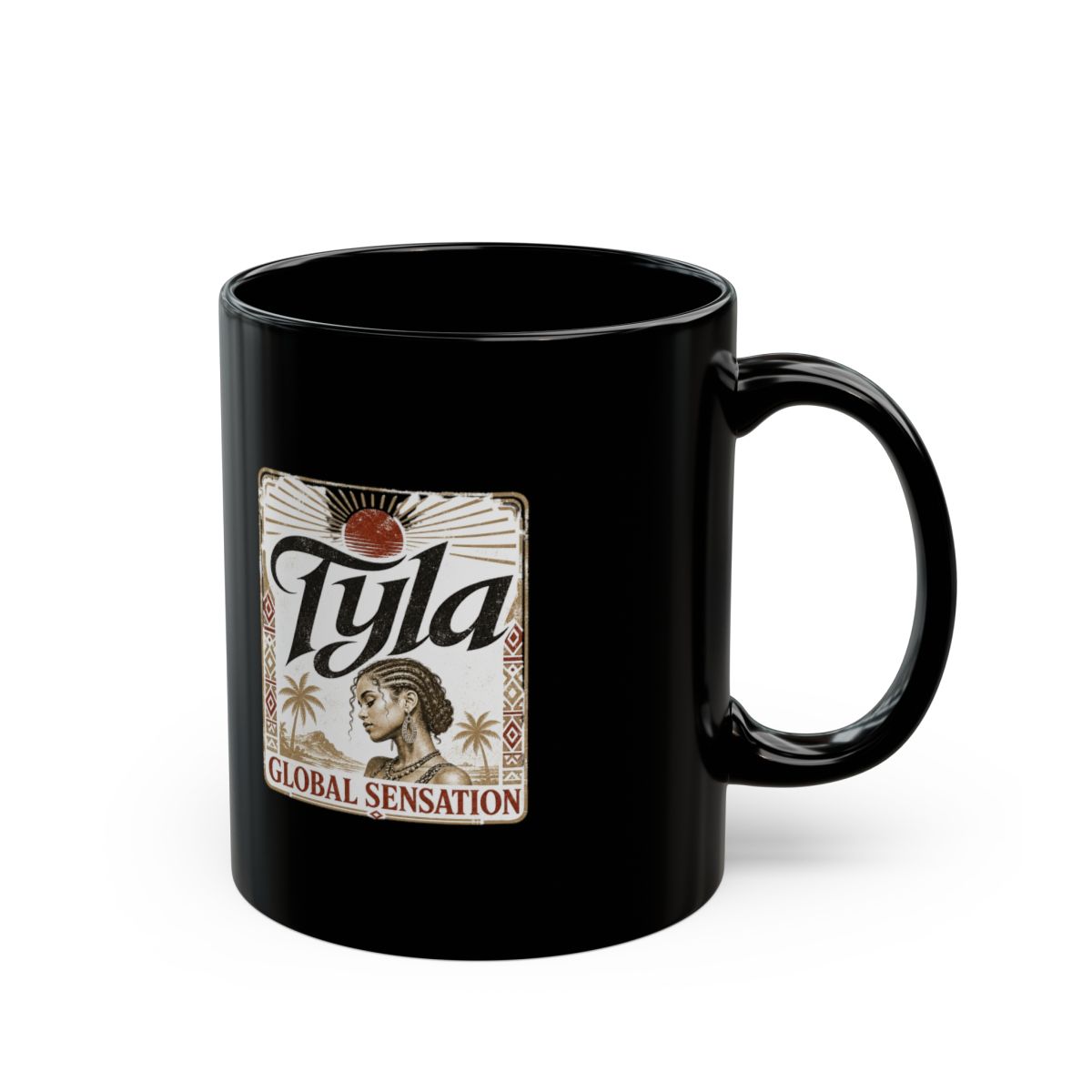 Tyla "Global Sensation" Black Mug