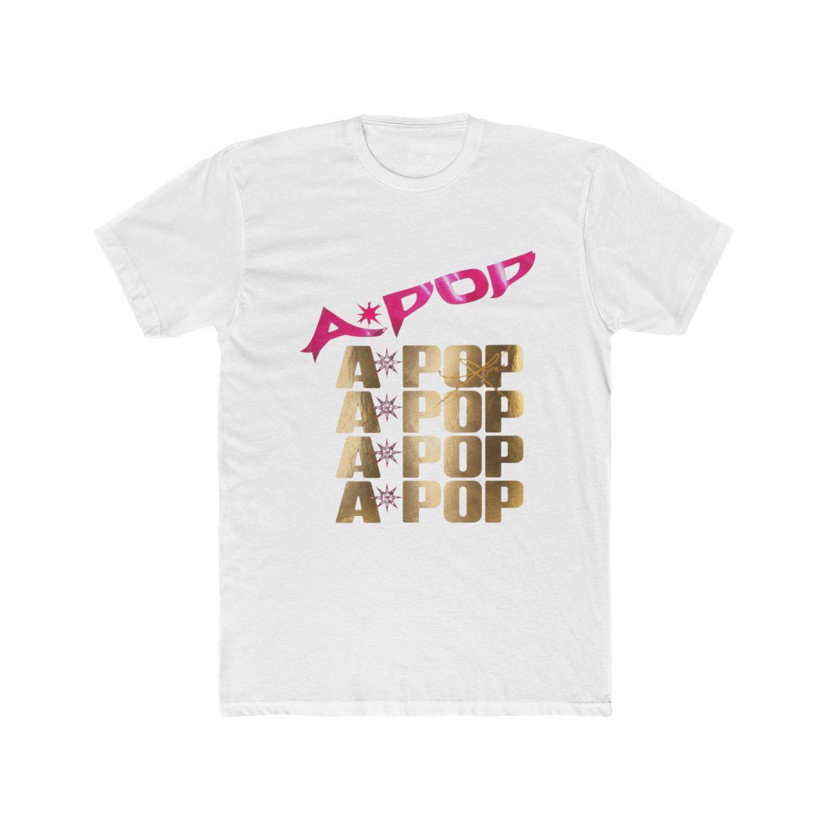 Signed A*POP Royalty Gold Vinyl Tyla T-Shirt - Official t-shirts merchandise