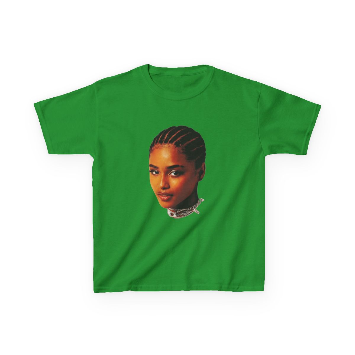 Tyla Big Face Kids T-Shirt - alternate angle 2, merchandise