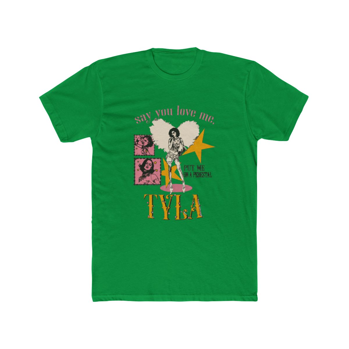 Pop singer TYLA vintage retro inspired T Shirt - alternate angle 3, merchandise